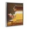 Stupell Industries Vintage Lady Reading with Gradient Streaks Floating Frame, design by Seven Trees Design